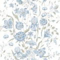 Tapeta kwiaty Sandberg S10162 Karins Bukett Sky Blue Huset i Solen