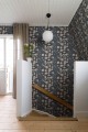 Tapeta kwiaty Sandberg S10163 Karins Bukett Indigo Huset i Solen