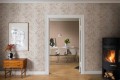 Tapeta kwiaty Sandberg S10164 Karins Bukett Powder Pink Huset i Solen