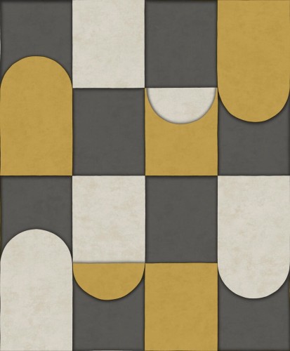 Tapeta geometryczna Decoprint AF24551 3D Patchwork Affinity