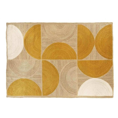 Dywan geometryczny z juty Rocky Banane Elitis