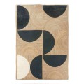 Dywan geometryczny z juty Rocky Black Elitis