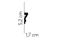 Listwa ścienna MD314 (MDD314) Mardom Decor wys. 5,2cm