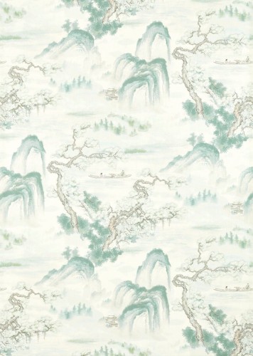 Tapeta w stylu orientalnym Zoffany 312983 Floating Mountains Kensington Walk Wallcoverings