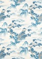 Tapeta tekstylna w stylu orientalnym Zoffany 312984 Floating Mountains Kensington Walk Wallcoverings