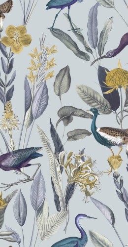 Tapeta ptaki i liście Graham & Brown 111721 Genesis