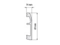 Listwa podłogowa LPC-06 Creativa wys. 6,9cm