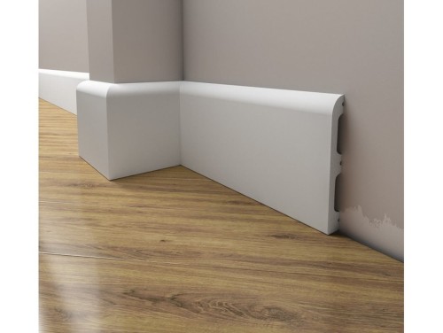Listwa podłogowa malowana biała LPC-10M Creativa wys. 11cm