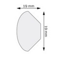 Listwa podłogowa malowana biała LPC-12M Creativa wys. 1,9cm