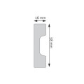 Listwa przypodłogowa malowana biała LPC-27M Creativa wys. 5,8cm