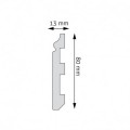 Listwa podłogowa malowana LPC-07 Czarna Creativa wys. 8cm
