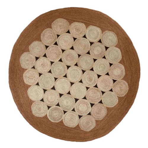 Dywan okrągły z juty Kool Havane TA 112 74 07 Elitis