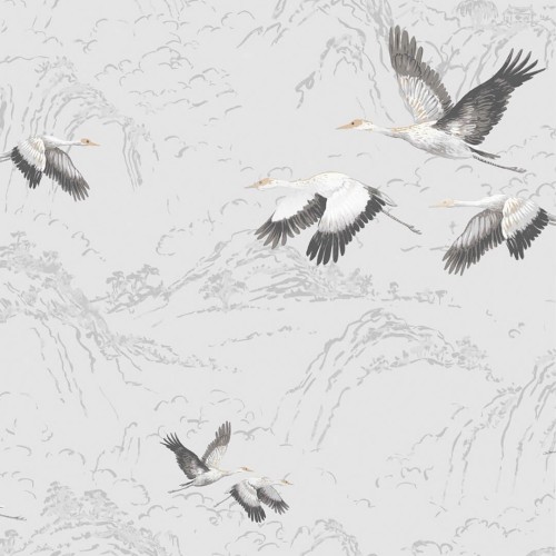 Tapeta żurawie Laura Ashley 113394 Animalia Volume I