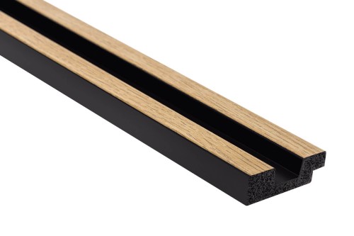 Zakończenie lewe lameli dąb naturalny L0105L Stretto Lamelli Mardom Decor