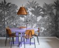 Fototapeta egzotyczne drzewa Rebel Walls R17594 Tropical Bellewood Graphite Wonder World