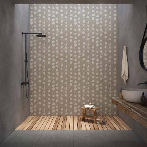 Fototapeta abstrakcyjne palmy Tecnografica 80573-4A MAURICIO LARA: EXPRESIONES PLAZA TAUPE A Art Collections