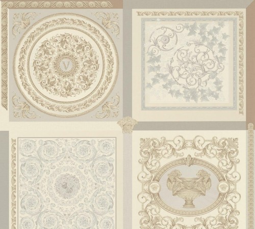 Tapeta ornamenty kwadraty 38704-2 Versace V