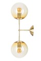 Kinkiet podwójny Bacan Riesco Wall Double Amber Famlight