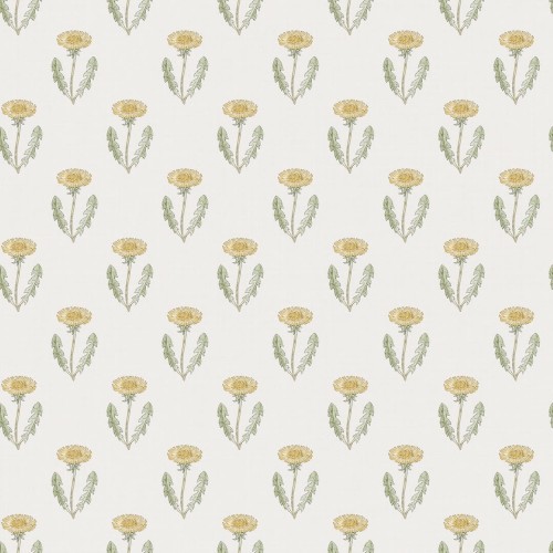 Tapeta kwiaty mlecze Sandberg S10137 Maskrosen Spring Green Huset i Solen