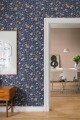 Tapeta roślinna Sandberg S10167 Till Karin Midnight Blue Huset i Solen