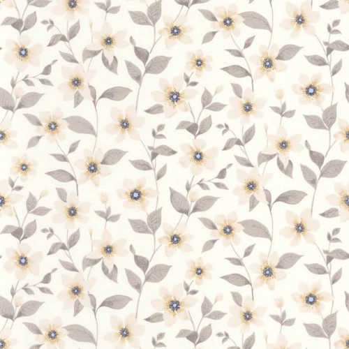 Tapeta kwiatki Casadeco GADN 87641165 Clematites Gardens