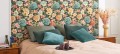 Tapeta kwiaty dalia Casadeco GADN 87660528 Dahlia Gardens