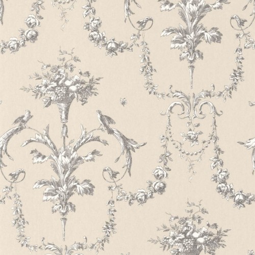 Tapeta ornamentowa Casadeco LBTJ 87929621 Corne D'abondance Les Belles Toiles de Jouy