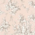 Tapeta Toile de Jouy w orientalnym stylu Casadeco LBTJ 87934305 Palais De Chine Les Belles Toiles de Jouy