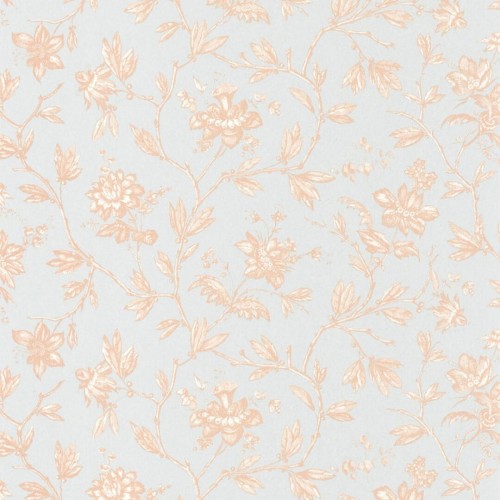 Tapeta kwiatowe pnącza róży Casadeco LBTJ 87964215 Rosa Les Belles Toiles de Jouy