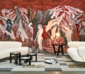 Mural tajemnicze sylwetki kobiet Arte 97720 Secret Silhouettes Decors & Panoramiques