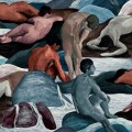 Tapeta scena łaźni termalnej Arte 70500 Saturnia Les Thermes