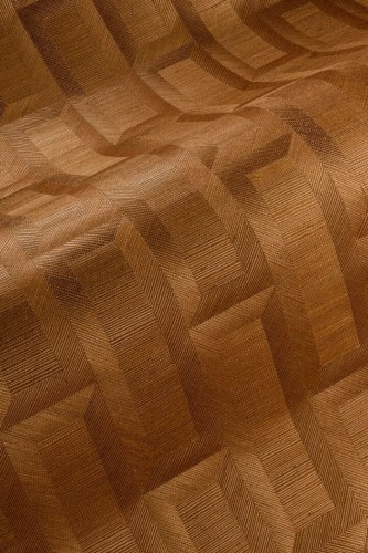 Tapeta naturalna prostokąty efekt 3D Arte 72732 Biseau Marqueterie