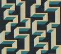 Tapeta naturalna labirynt efekt 3D Arte 72703 Detour Marqueterie