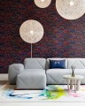 Tapeta tekstylna wachlarze Arte Moooi MO4020 Dandelion Cranes Memento Moooi
