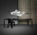 Tapeta tekstylna wachlarze Arte Moooi MO4021 Dandelion Cranes Memento Moooi