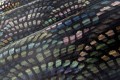 Tapeta tekstylna wachlarze Arte Moooi MO4022 Dandelion Cranes Memento Moooi