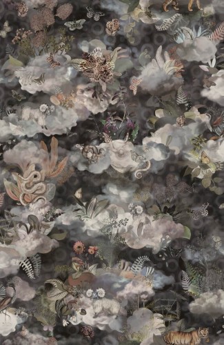 Tapeta zwierzęta w chmurach tekstylna Arte Moooi MO4032 Memento Moooi Medley Memento Moooi