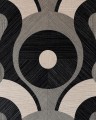 Tapeta geometryczna okręgi i łuki Arte Moooi MO4010 Queen Cobra Memento Moooi