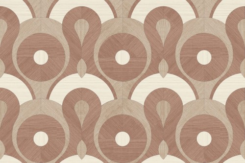 Tapeta geometryczna okręgi i łuki Arte Moooi MO4011 Queen Cobra Memento Moooi