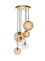 Lampa wisząca Bacan Famlight Amber 6 kul
