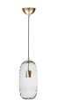 Lampa wisząca Famlight Chloe Mosiądz Złota