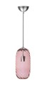 Lampa wisząca Famlight Chloe Srebrna Różowa