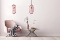 Lampa wisząca Famlight Chloe Srebrna Szara