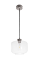Lampa wisząca Famlight Jawa Transparentna Srebrna