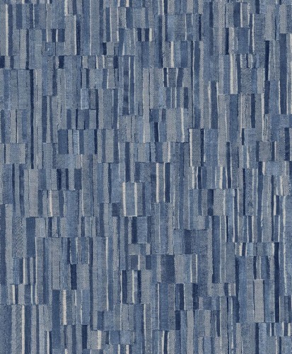 Tapeta dżinsowy patchwork Casadeco TEXI 87526618 Patch Denim Textiles