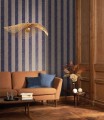 Tapeta tweedowe pasy Casadeco RAYS 87367106 Valse Les Rayures