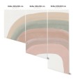 Mural tęcza Wallcolors Pastel Rainbow Life in Boho