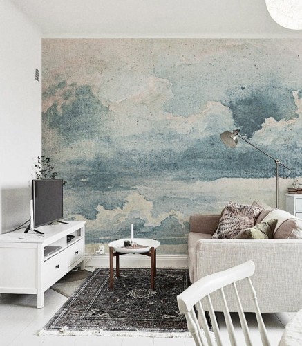 Mural niebo Wallcolors Stormy Sky Life in Boho