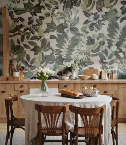 Mural botaniczny ogród Wallcolors Garden Life in Boho