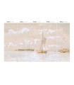 Mural w marynistycznym stylu Wallcolors Lake Life in Boho